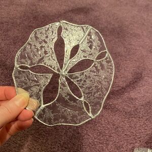 Sand Dollar -5” Stained Glass Handcrafted Artwork